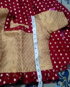 Elegant Red maroon& Gold Lehenga Choli