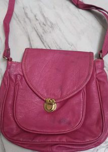 Pink Crossbody Bag