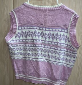 Vintage Korean Knit Sweater Vest