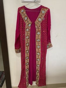Pink Embellished Duster