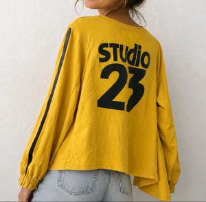 Yellow Studio Graphic Long Sleeve Top