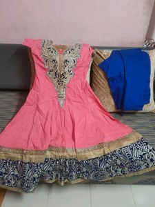 Next To New Condition Anarkali With Chudidar