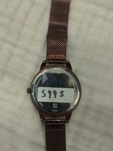 Titan Rose Gold Mesh Strap Watch