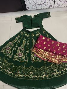 Embroidered Lehenga Choli Set
