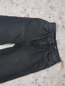 Vintage Wash Black Denim Jeans