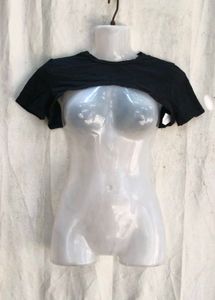 Shein Black Cropped Top