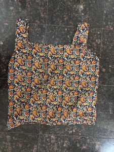 Boho Paisley Print Tank Top