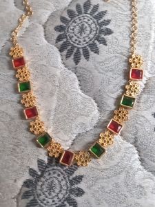 Guaranteed New Gold Covering  Necklace Only One Time Used