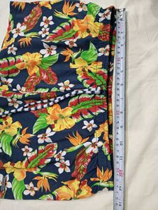 Tropical Floral Bikini Bottoms 🤎