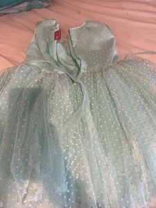 Elegant Baby Girl's Blue Dress