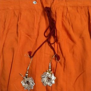 orange  Ethnic Shrug(Women's)