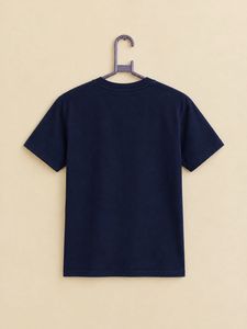 Navy Blue "07" Graphic T-Shirt