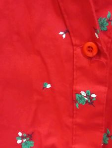 Cute Floral Printed Fancy Shirt For Womens