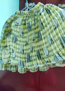 Pleated Mini Skirt