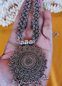 Boho Mandala Statement Necklace