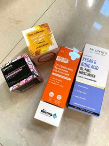 Combo of - Moisturizer,Cleanser&Sunscreen