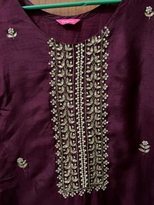 Fashor Embroidered Kurta