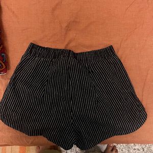 Striped High Waisted Shorts