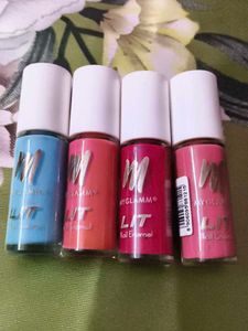 myglamm lit pack of 4 nail polish