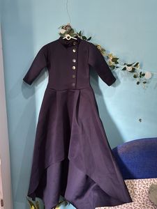 Elegant Navy Blue Dress