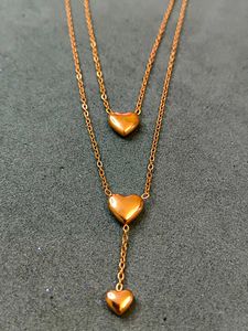 Chic Layered Heart Necklace