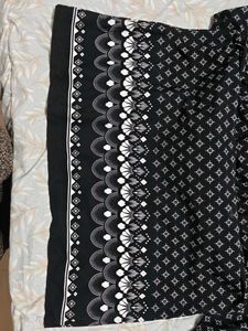 Cute Black &amp; White Print Dress