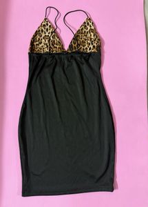 Y2K Leopard Print Dress 🐆⭐️