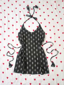 Boho Halter Neck fitted Short kurti🫶🏻