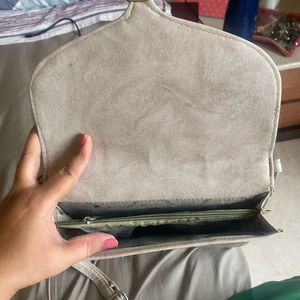 Zara Light Grey Crossbody Bag