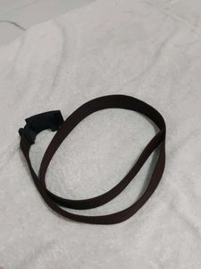 Women's Brown Nylon Belt