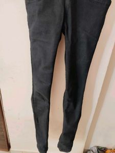 Black Denim Overalls