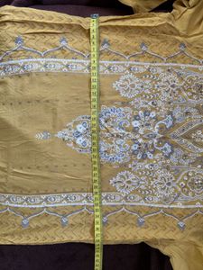 W brand Yellow Embellished Kurta