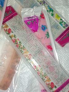 Floral Print Hair Combs