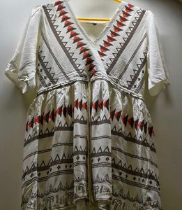 white boho style top
