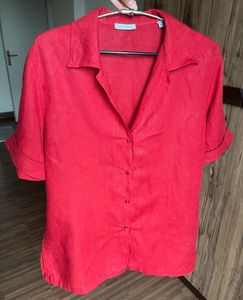 Chic Linen Button-Up Shirt