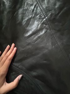 Vintage Black Leather Biker Jacket