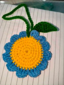 Handmade Crochet Flower Charm