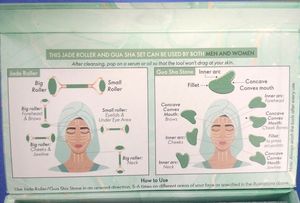 Face Sculpting Jade Roller and Gua Sha Set
