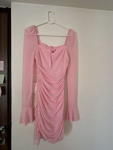 Pink Bodycon Dress Perfect For Date And Party