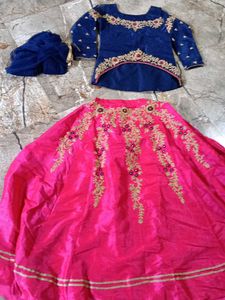 Elegant Embroidered Lehenga Choli Set