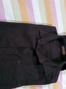 Beautiful Casual Unused Shirt - Wine Red