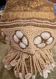 Embellished Potli Bag with Shells