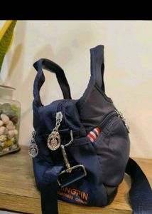 Stylish Blue Crossbody Travel Bag