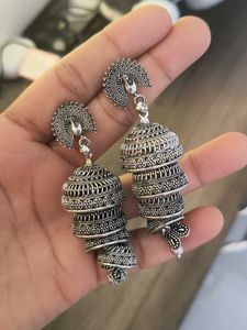 2 Ethnic Jhumka Earrings