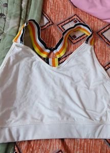 Striped Sports Bra