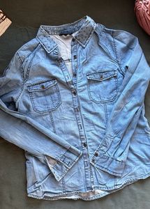 Roadster Denim Full Sleeves Shirt