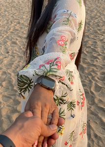 White Embroidered Dress