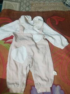 Cute Baby Romper with Shirt