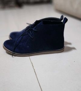 Stylish Blue Ankle Boots