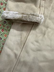 Cozy Faux Suede Sherpa Lined Coat